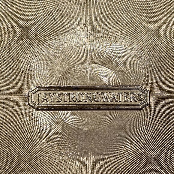 RARE ART DECO JAY STRONGWATER BENTLEY JUNGLE CRYSTAL ENAMEL BAR DRINK COASTER - Picture 10 of 11